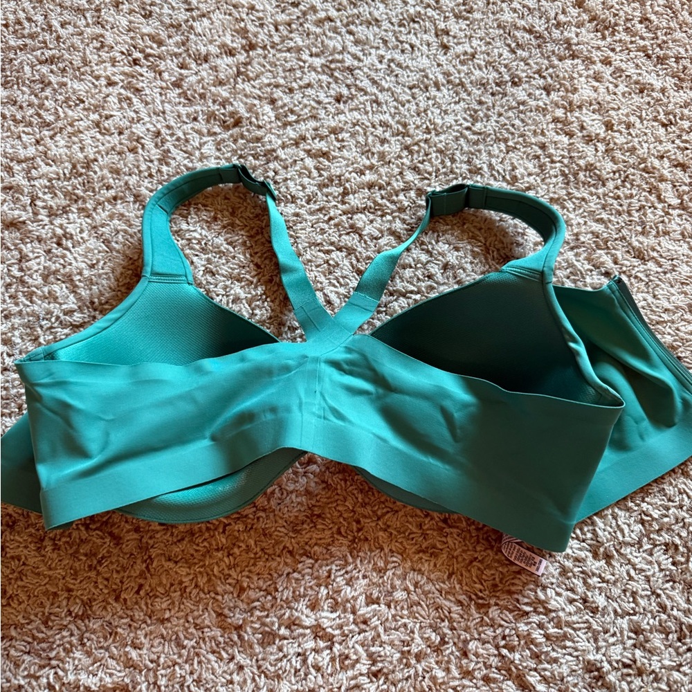 Victoria's Secret Green Sports Bra with Zipper - Picture 6 of 7